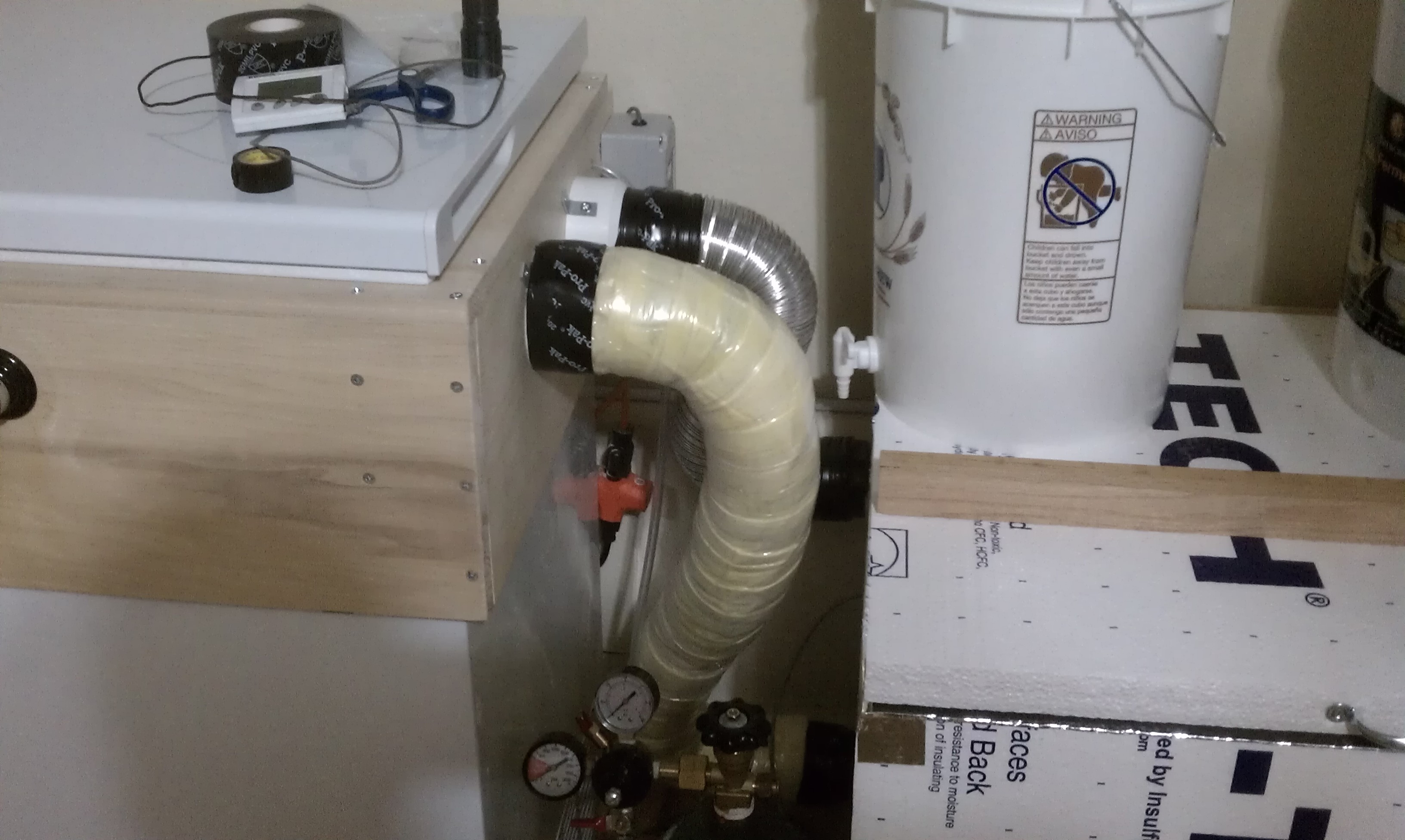 Brewing Fermentation Chamber Build