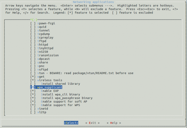 Wireless on Raspberry Pi with Buildroot